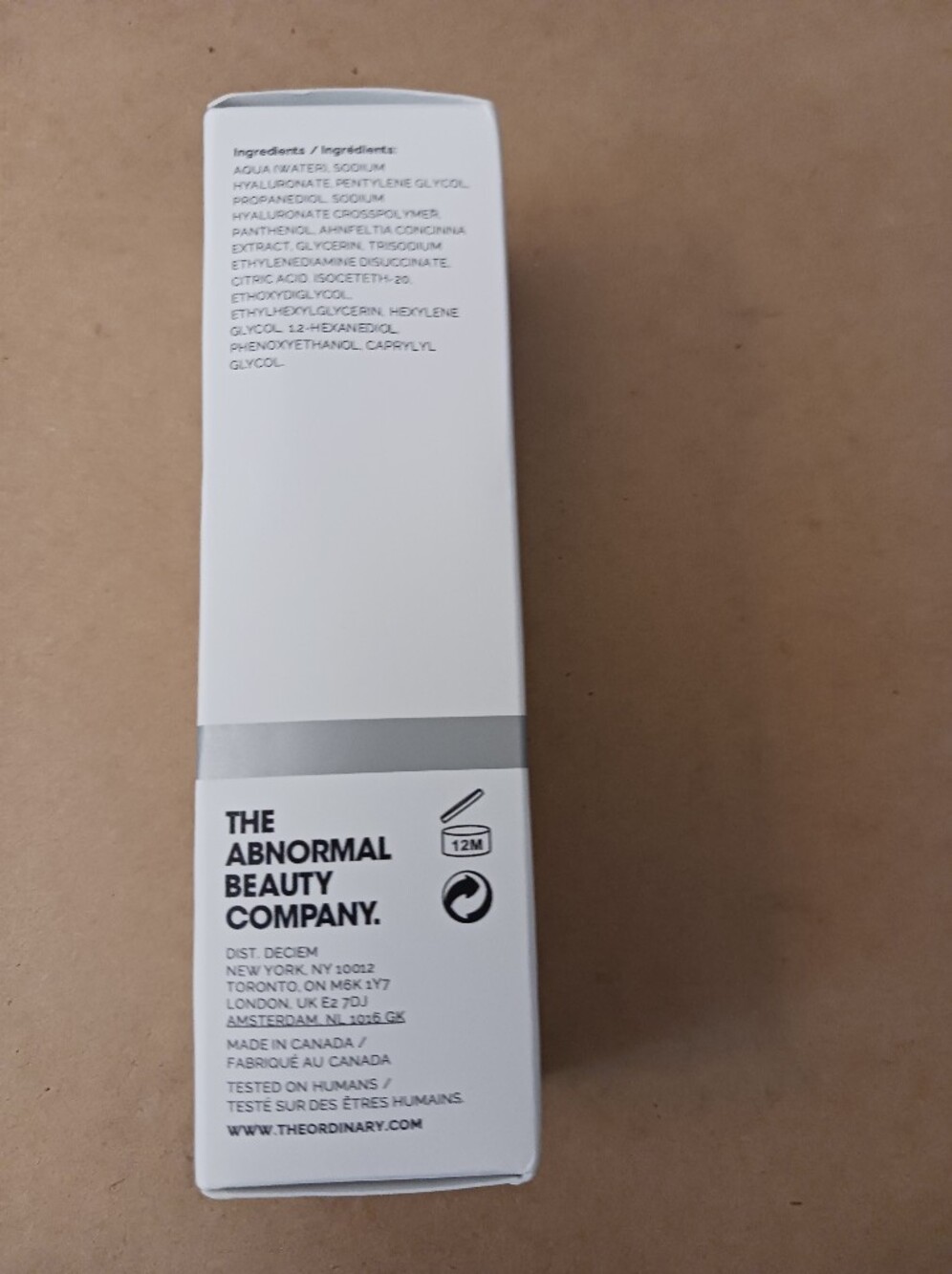 The Ordinary Hyaluronic Acid 2% &  Vitamin B5 Moisturizing Serum 30ml New - Picture 2 of 7